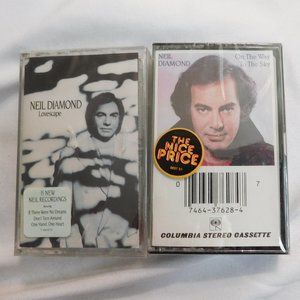 Neil Diamond Cassette Tapes Lot of 2 Brand New Sealed